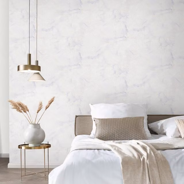 Erismann Abstract Modern White Wallpaper