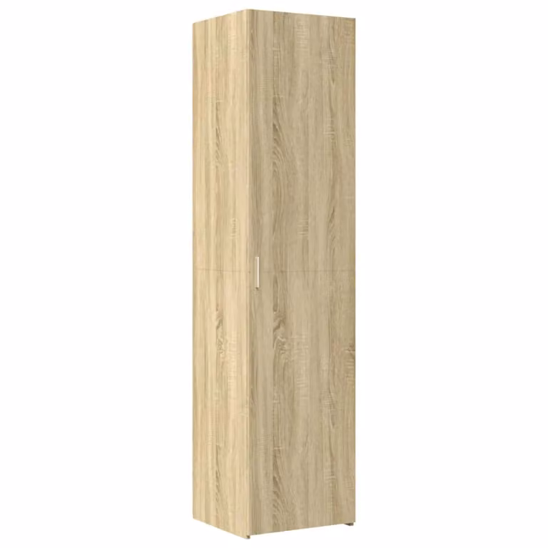 Berkfield Home Sonoma Oak Highboard in Brown, W/D/H: 45 x 42.5 x 185 cm