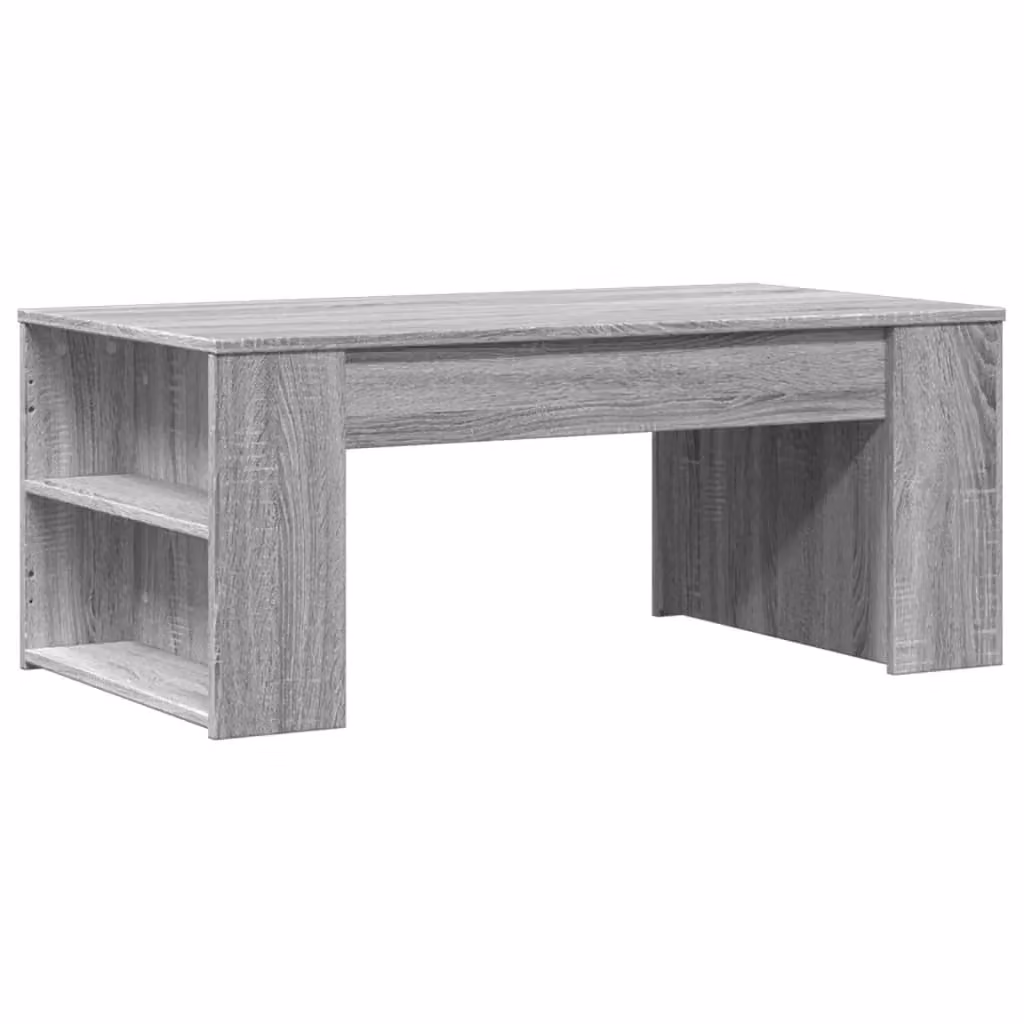 Berkfield Home Grey Sonoma Coffee Table, W/D/H: 102 x 55 x 42 cm – 2