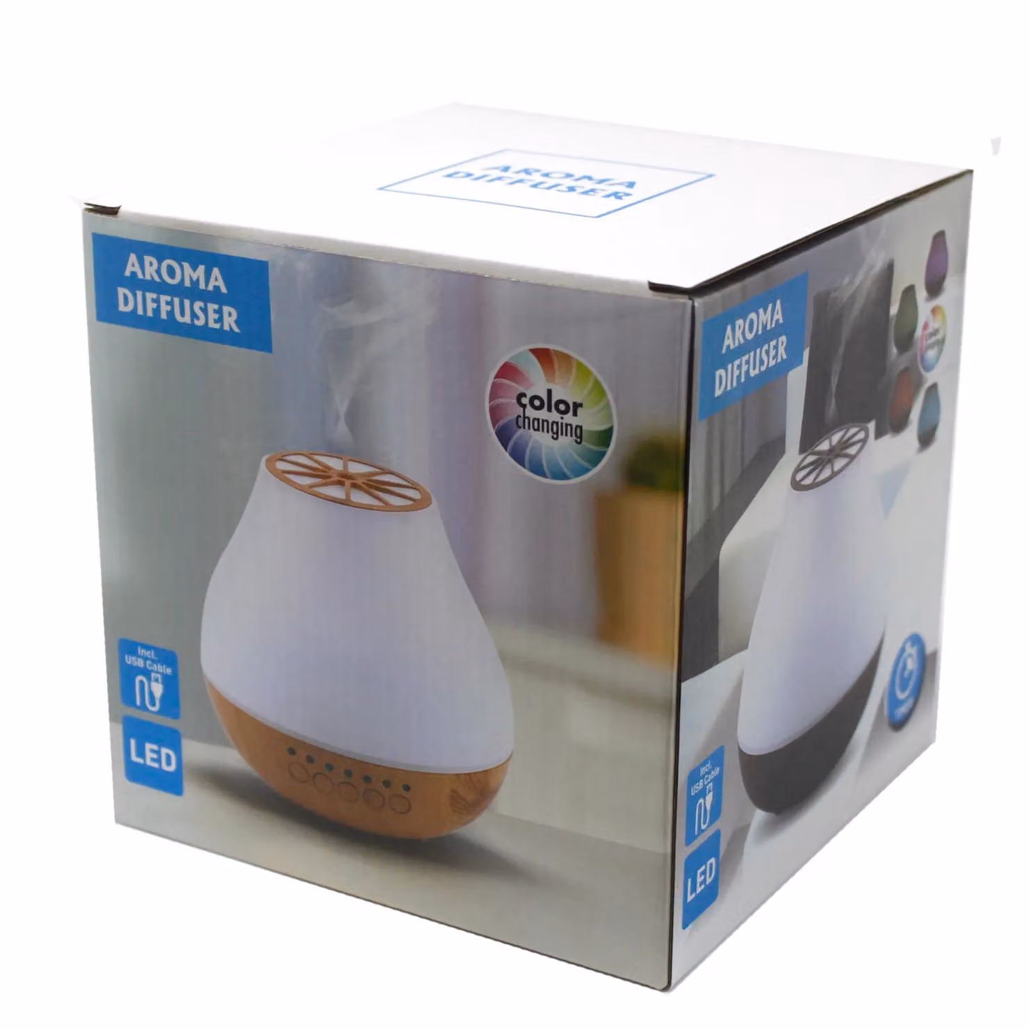 KDMD Viennese Atomiser Bluetooth Speaker with USB, Colour Change and Timer in White – 2