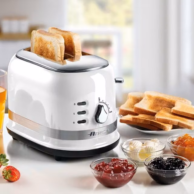 Ariete 2 Slice Toaster in White – 1