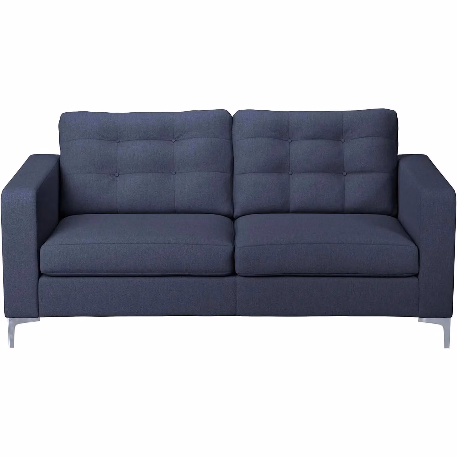 Furnishings For Less UK Smart Hackney 3 Seater Fabric Sofa in Sapphire Blue or Pewter Grey – 3