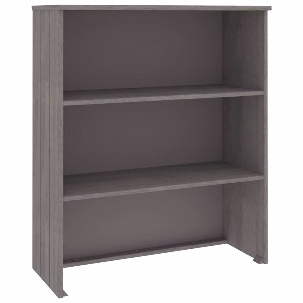 Berkfield Home HAMAR Highboard Top in Light Grey Solid Pine Wood, W/D/H: 85 x 35 x 100 cm – 2