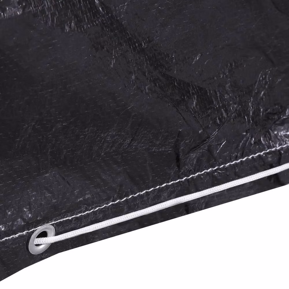 Berkfield Home Water Repellent Garden Bench Covers, 2 Pack, Black, W/D/H: 250 x 250 x 70 cm – 5