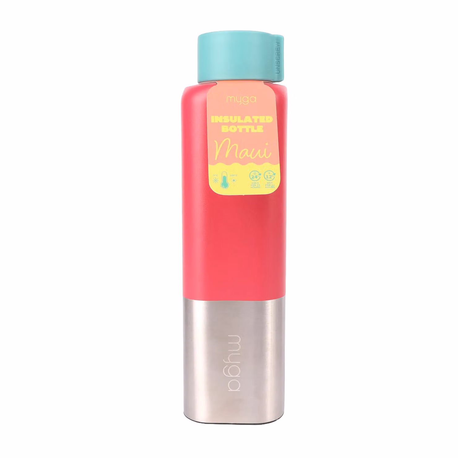 Myga Maui Insulated Water Bottle, 650ml, Pink – 2