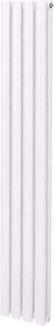 Monstershop Oval Column Steel Radiator, White, H 160 cm x W 24 cm