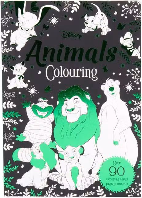 Disney Animals Colouring Paperback Book in Multicolour – 1