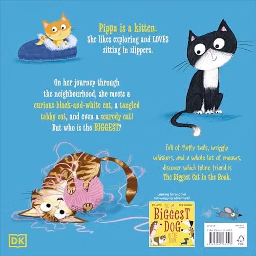 DK The Biggest Cat in the Book (Who's the Biggest?) Multicolour Paper Book