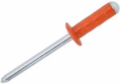 JRP Riveting Products Red Aluminium and Steel Dome Head Multigrip Rivets, 4.8 x 15mm