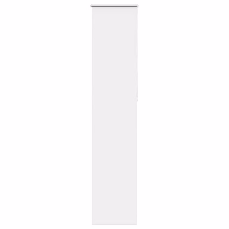 Berkfield Home White Blackout Roller Blind, Thermal Insulating Polyester, W: 40 cm, H: 230 cm