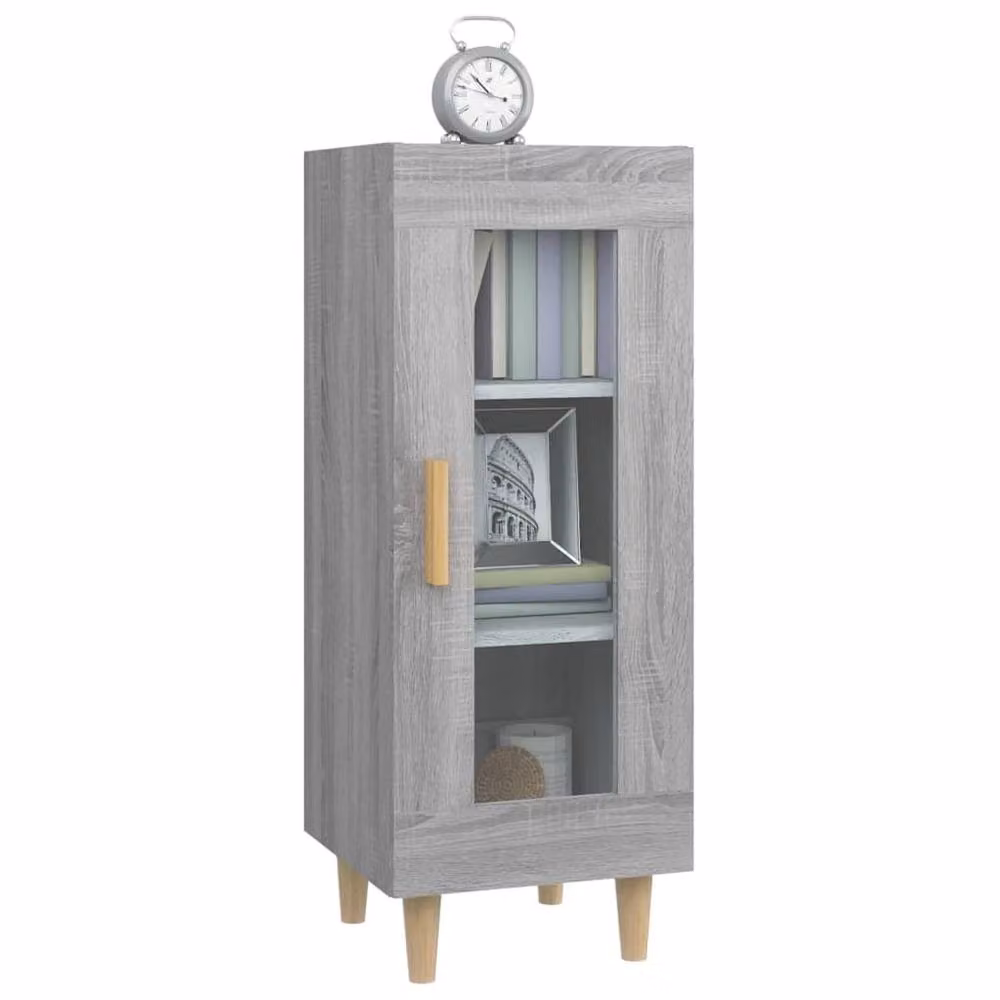 Berkfield Home Grey Sonoma Sideboard, W/D/H: 34.5 x 34.5 x 90 cm – 3