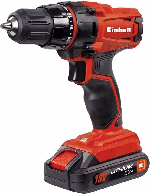 Einhell Power X-Change 18V Cordless Drill in Red