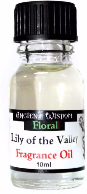 KDMD Scented Fragrance Oil Lily Of The Valley, 10ml, Green/Transparent