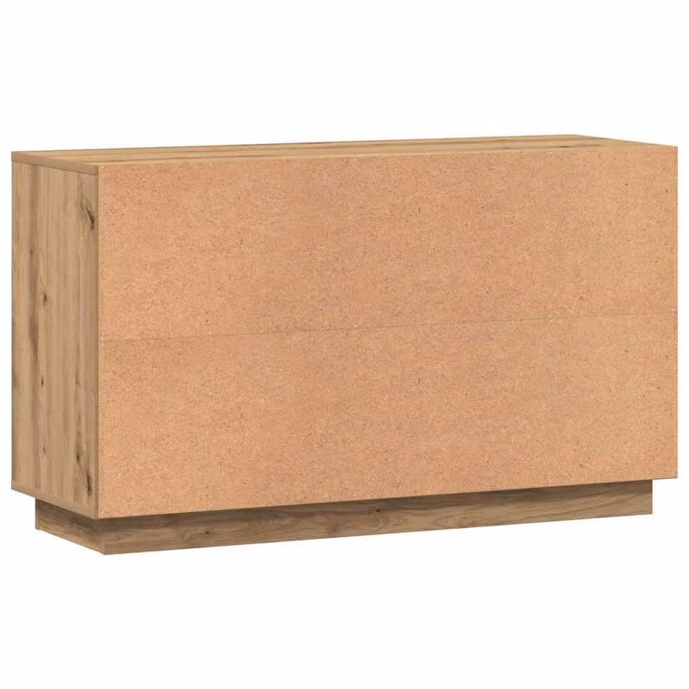 Berkfield Home Artisan Oak Sideboard in Brown, W/D/H: 102 x 35 x 60 cm – 4