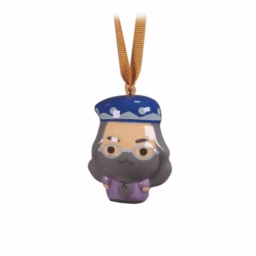 Half Moon Bay Harry Potter Kawaii Dumbledore Collectable Ceramic Hanging Decoration, Multicolour