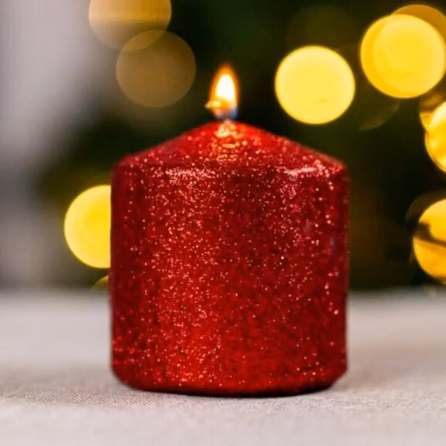 Marco Paul Unscented Red Pillar Candle