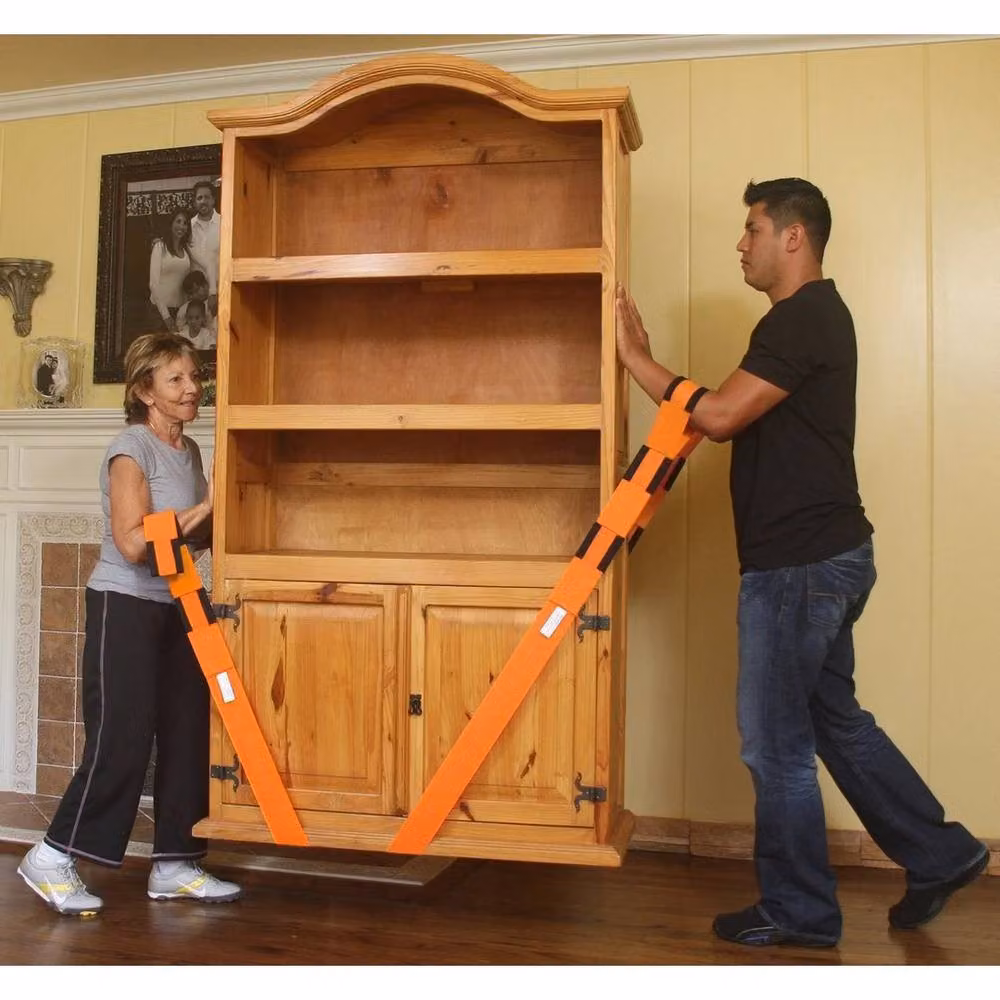 Kelvenix Heavy Furniture Lifting Shoulder Straps, Orange, W: 1000 cm, H: 52 cm – 3