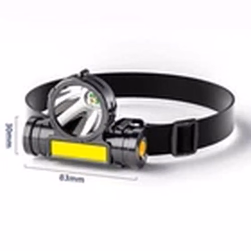 Havendro 2-Pack Rechargeable LED Head Torches in Black, Waterproof and Adjustable – 2