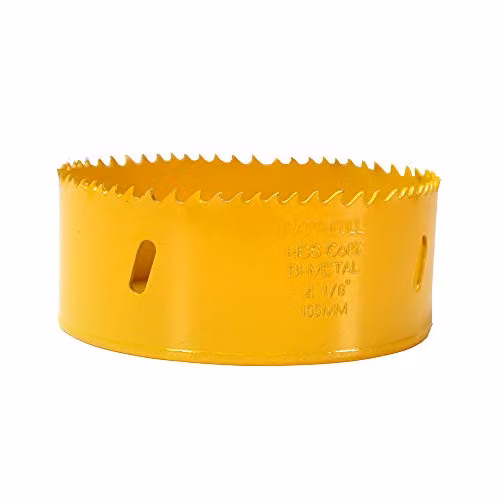 Faithfull Bimetal Cobalt Hole Saw, Yellow, 105 mm