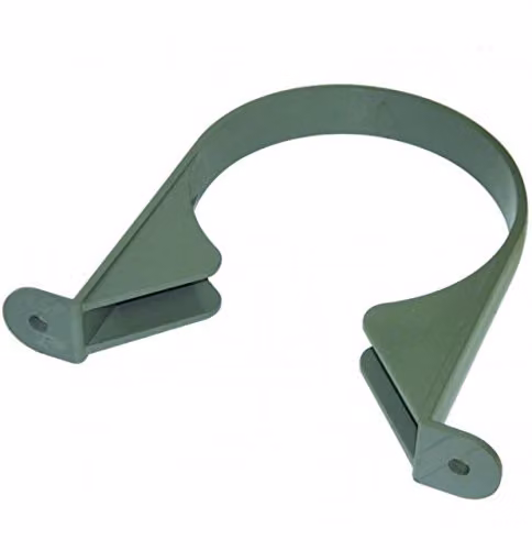 FloPlast 110mm soil pipe clip in grey
