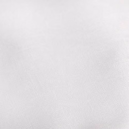 Rosenthal White Plain Microfibre Double Fitted Sheet, W/D/H: 140 x 200 x 32 cm