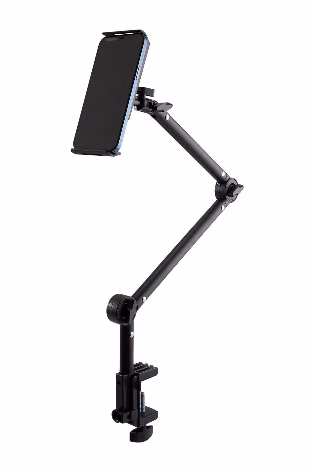 H&O Direct 360 Degree Adjustable Foldable Arm Phone and Tablet Stand in Black – 4
