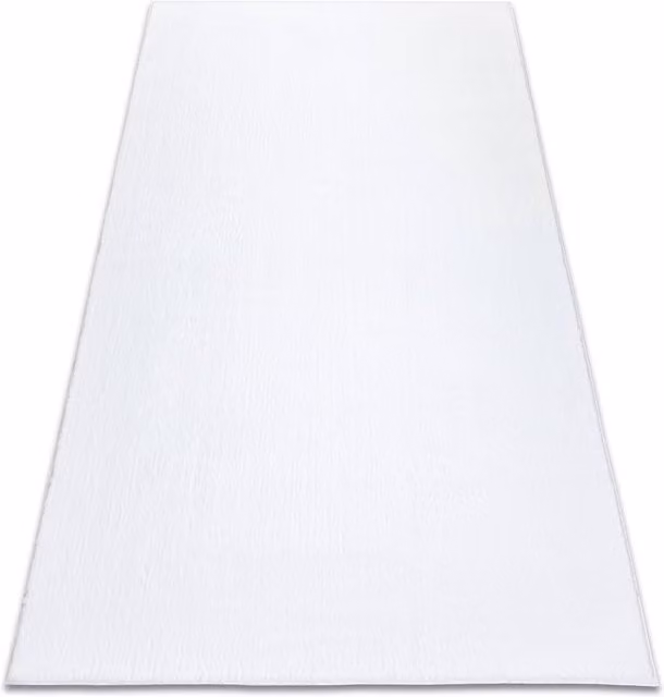 RugsX Lindo Rectangular Rug in White, Machine Woven and Washable, W: 100 cm, D: 60 cm