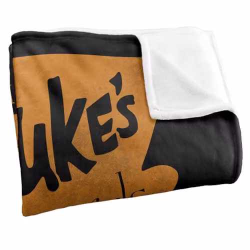 Warner Bros. Gilmore Girls Luke's Coffee Logo Super Soft Fleece Throw Blanket, Multicolour, W: 91 cm, D: 147 cm – 2
