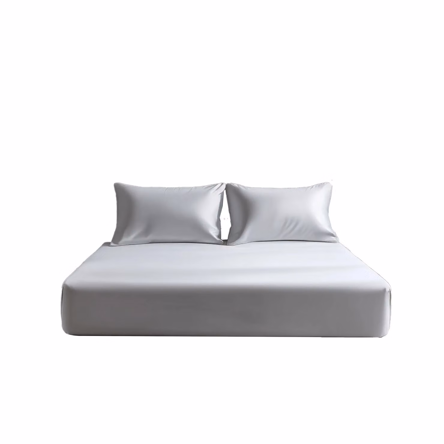Home Sweet Home UK Super King Microfibre Fitted Bed Sheet, White, Depth: 40 cm – 2