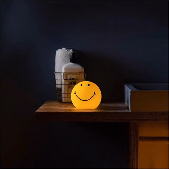 Mr. Maria Smiley Yellow Bundle Of Light W/D/H: 12.0 x 11.0 x 12.0 cm