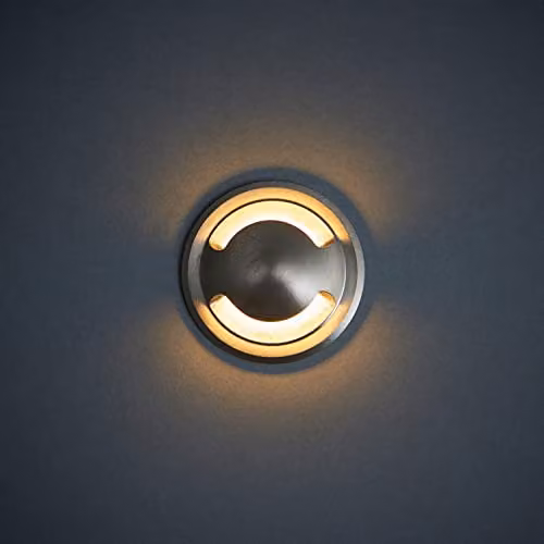 Loops Satin Nickel Replacement Bezel for x01295 x01296 and x01297 Guide Lights in Silver Aluminium Alloy – 2