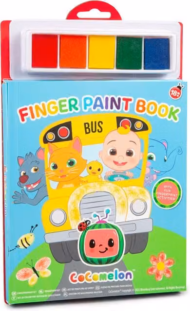 CoComelon Multicolour Finger Paint Book Set for Children