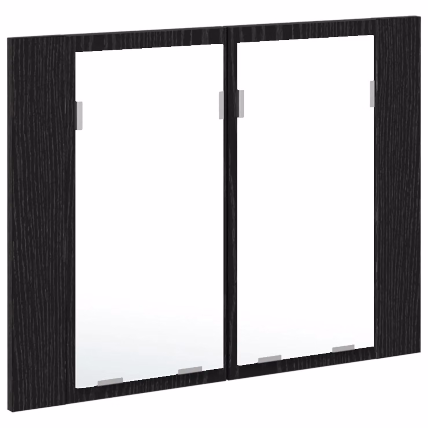 Berkfield Home LED Bathroom Mirror Cabinet in Black Oak, W/D/H: 60 x 12 x 45 cm – 4