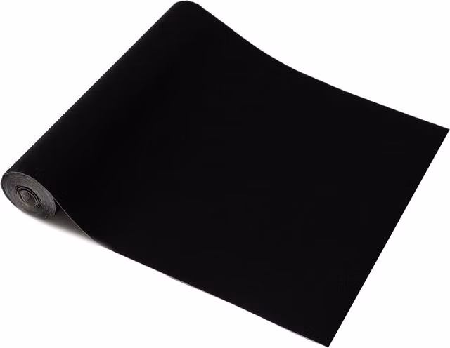 dc fix Felt Velour Self Adhesive Vinyl Wrap in Black, W: 90 cm, L: 5 m