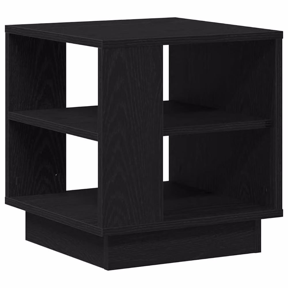 Berkfield Home Elegant Square Coffee Table in Black Oak, W/D/H: 40 x 40 x 43 cm – 3