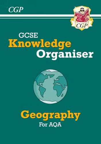 CGP AQA GCSE Geography Knowledge Organiser for 2027 and 2028 Exams