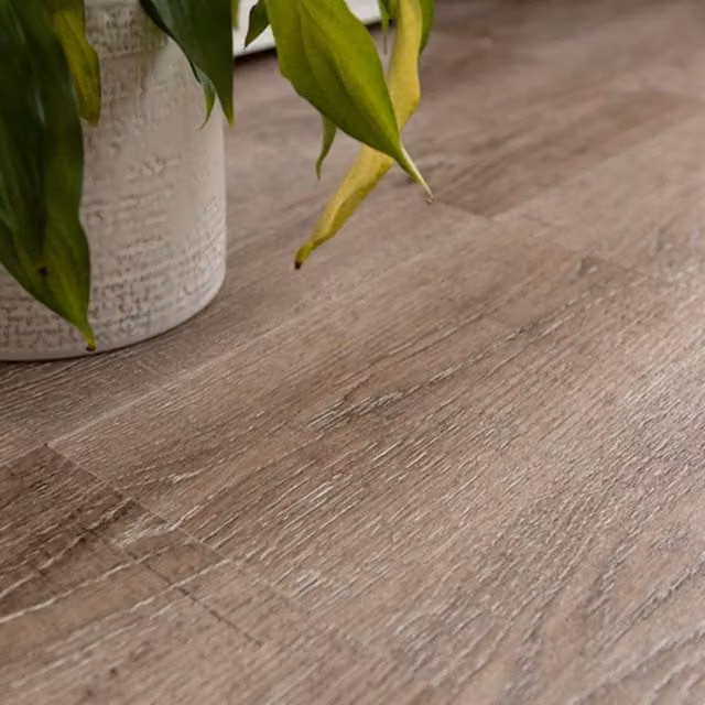 D-C-Fix Rustic Oak Wood Look Self Adhesive Vinyl Floor Tiles, Brown, Pack of 11 (1sqm), W/D/H: 30.48 x 30.48 x 30.48 cm – 1