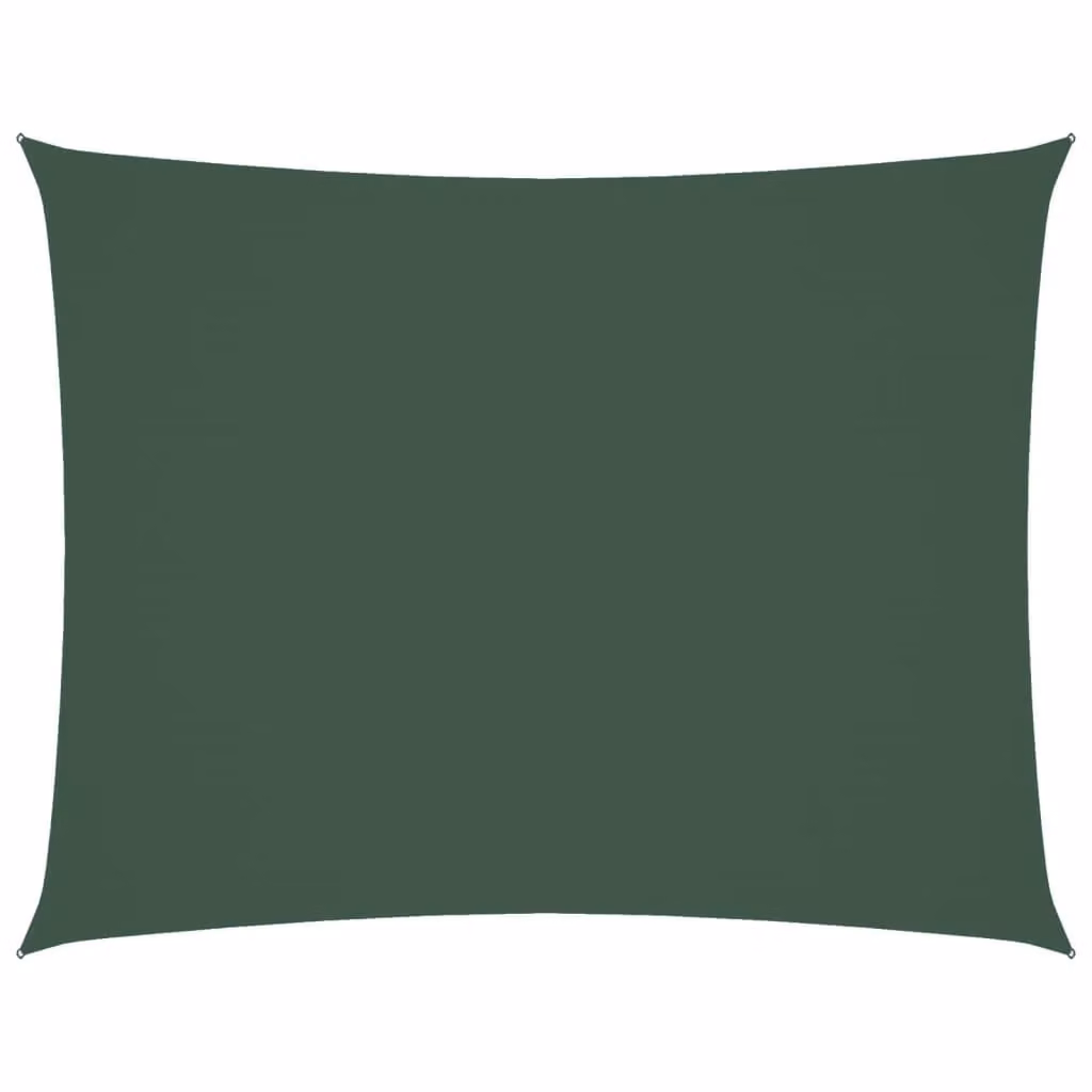 Berkfield Home Rectangular Sunshade Sail in Dark Green Oxford Fabric, 3.5 x 4.5 m – 1