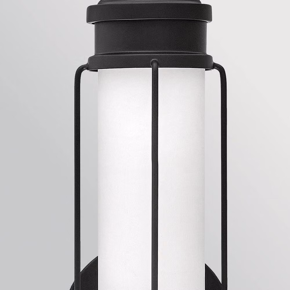 Netlighting Saylor Small Integrated LED Wall Light in Matte Black with 3000K Warm White Light and IP44 Rating – 4