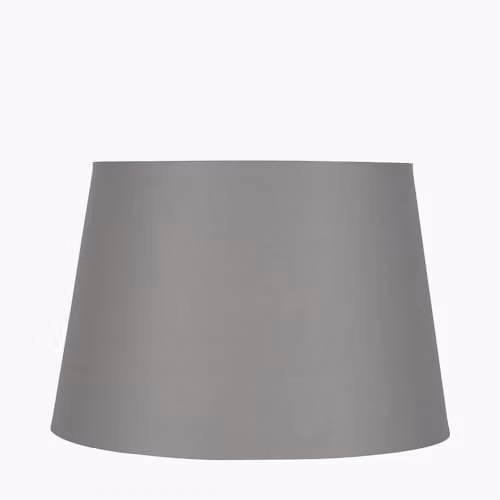 Pacific Lifestyle Grey Modern Cone Fabric Lampshade for Table and Floor Lamps, Diameter: 30.48 cm – 3