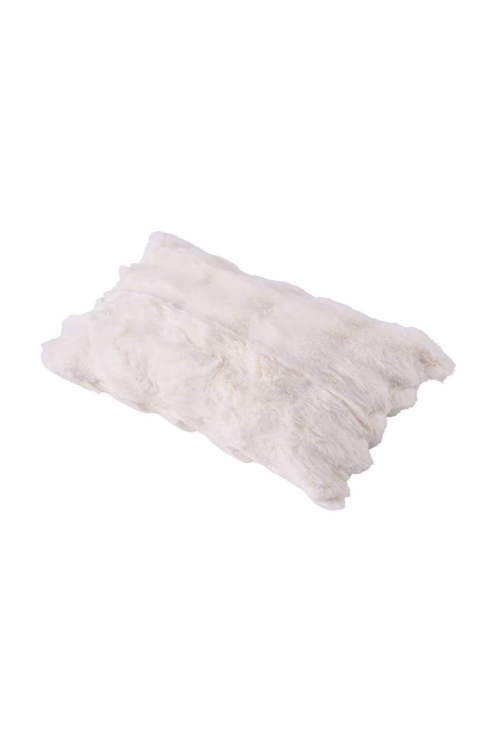 Living and Home Plush Throw Pillow Cover in White – 2