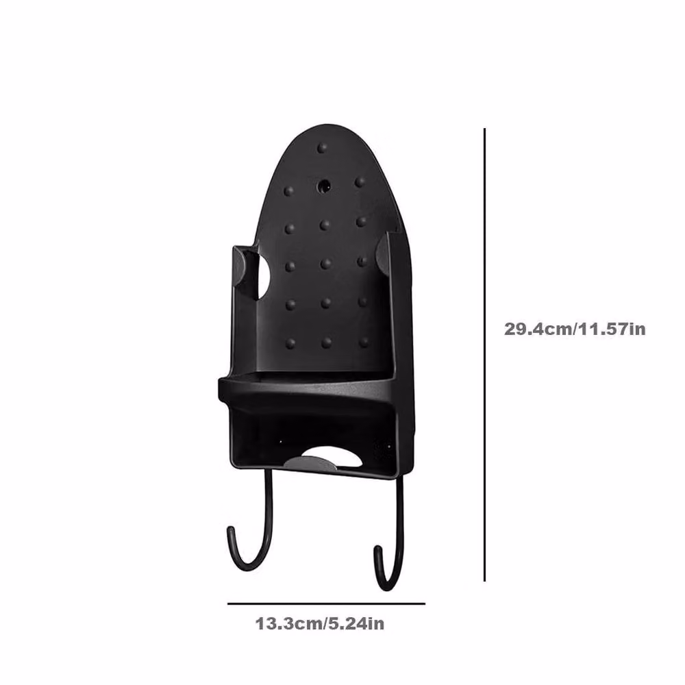 NESTLUNE Black Wall Mounted Ironing Board Holder and Hanger – 2