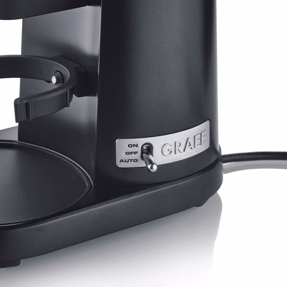 Graef EliteGrindX Electric Conical Burr Coffee Grinder with 40 Settings and LED Display in Black and Stainless Steel – 4