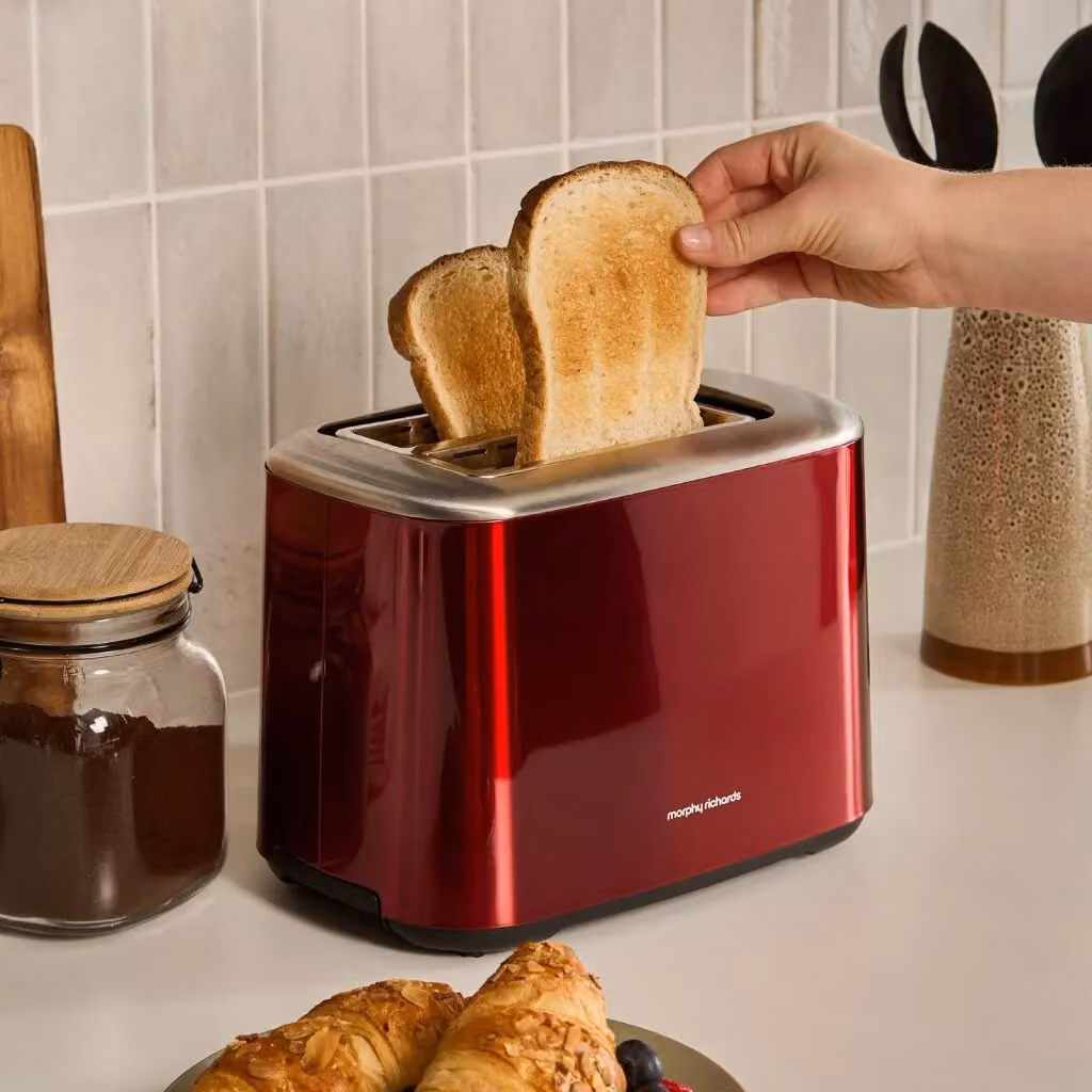 Morphy Richards Equip 2-Slice Toaster in Red – 7