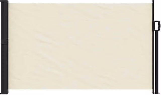 Berkfield Home Retractable Side Awning in Beige, W/H: 300 x 117 cm