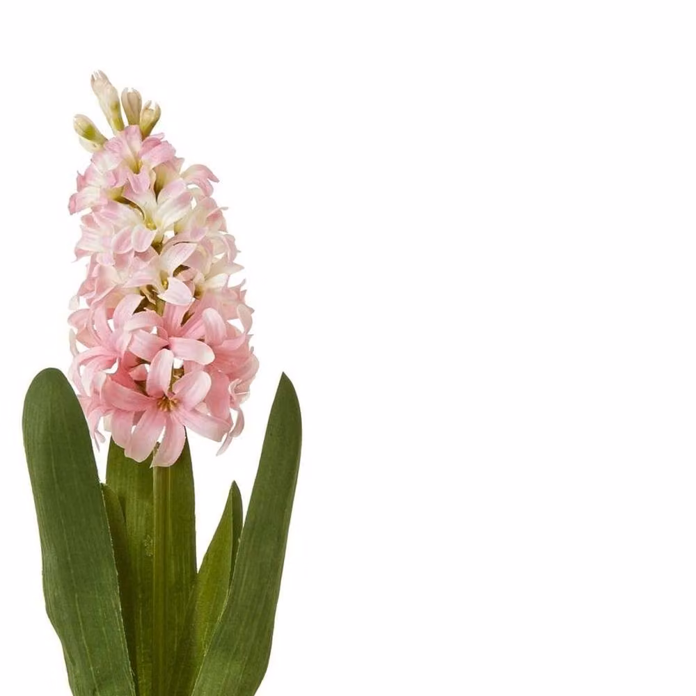 Hill Interiors Hyacinth Stem Artificial Plant in Pink – 2