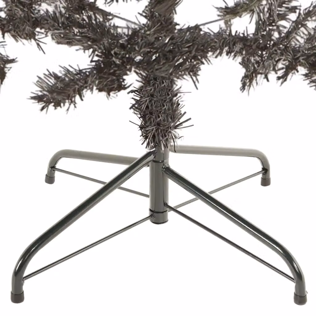 Berkfield Home Slim Black Christmas Tree, Height: 240 cm – 3