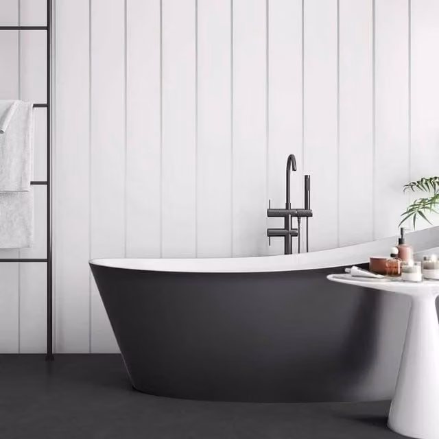 Guardian White Chrome Internal Wall Panels, Pack of 4, W: 25.0 cm, H: 400.0 cm, D: 0.85 cm