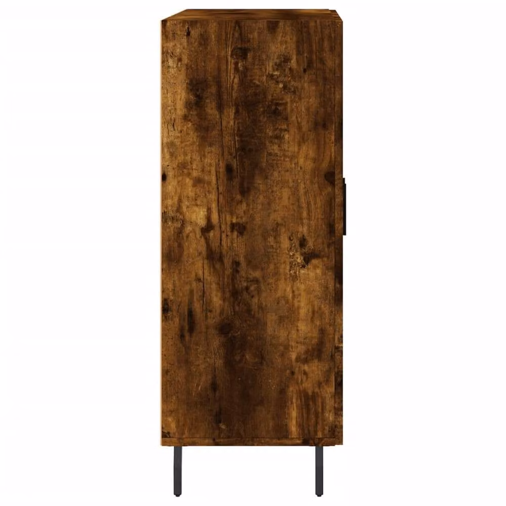 Berkfield Home Smoked Oak Sideboard in Brown, W/D/H: 69.5 x 34 x 90 cm – 5