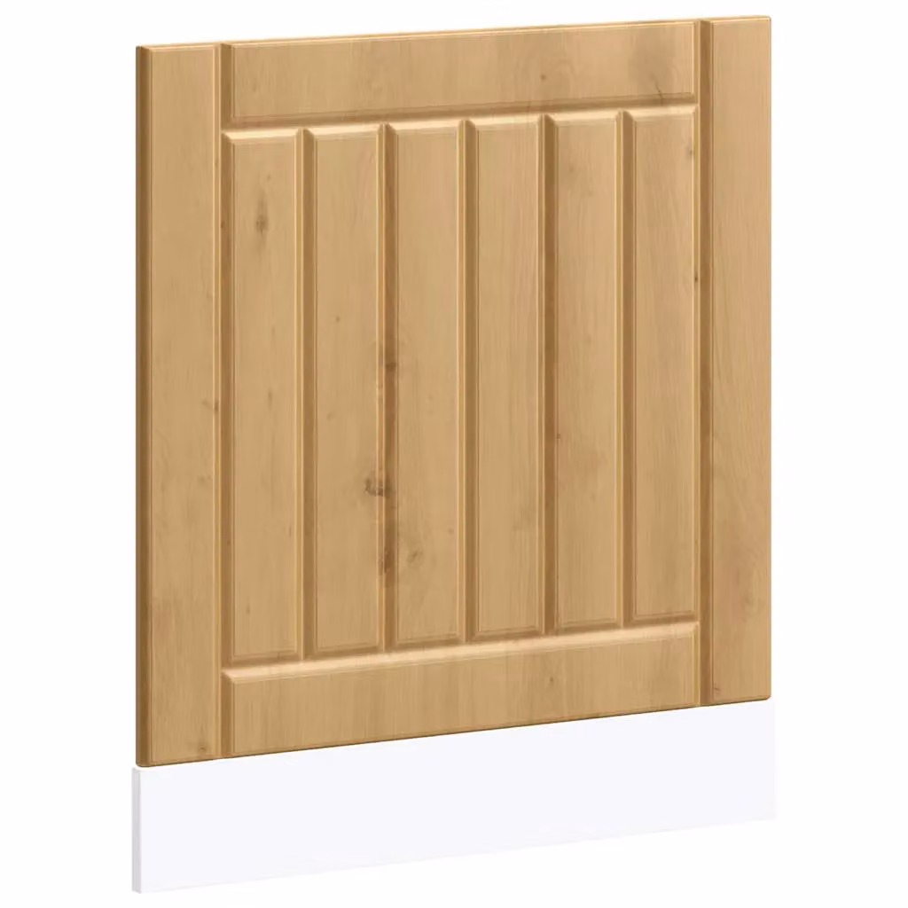 Berkfield Home Lucca Artisan Oak Dishwasher Panel in Brown Engineered Wood – 2